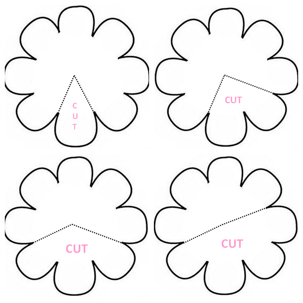 Flowers For > Flower Petal Template Printable