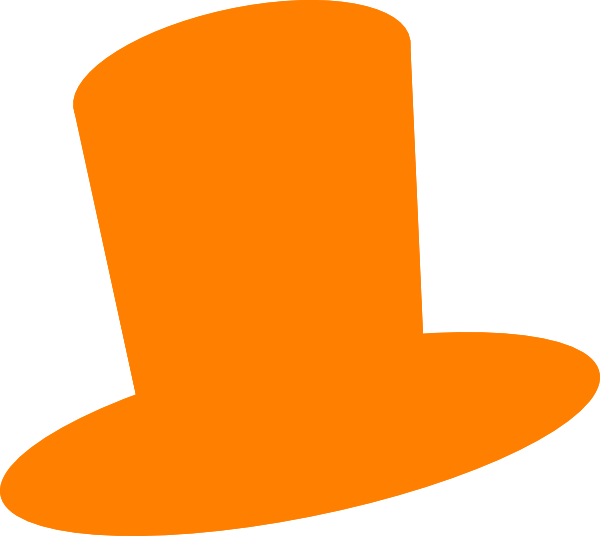 Orange Hat clip art - vector clip art online, royalty free ...