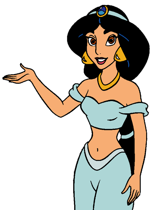 Jasmine Clipart from Walt Disney's Aladdin page 3 - Quality Disney ...