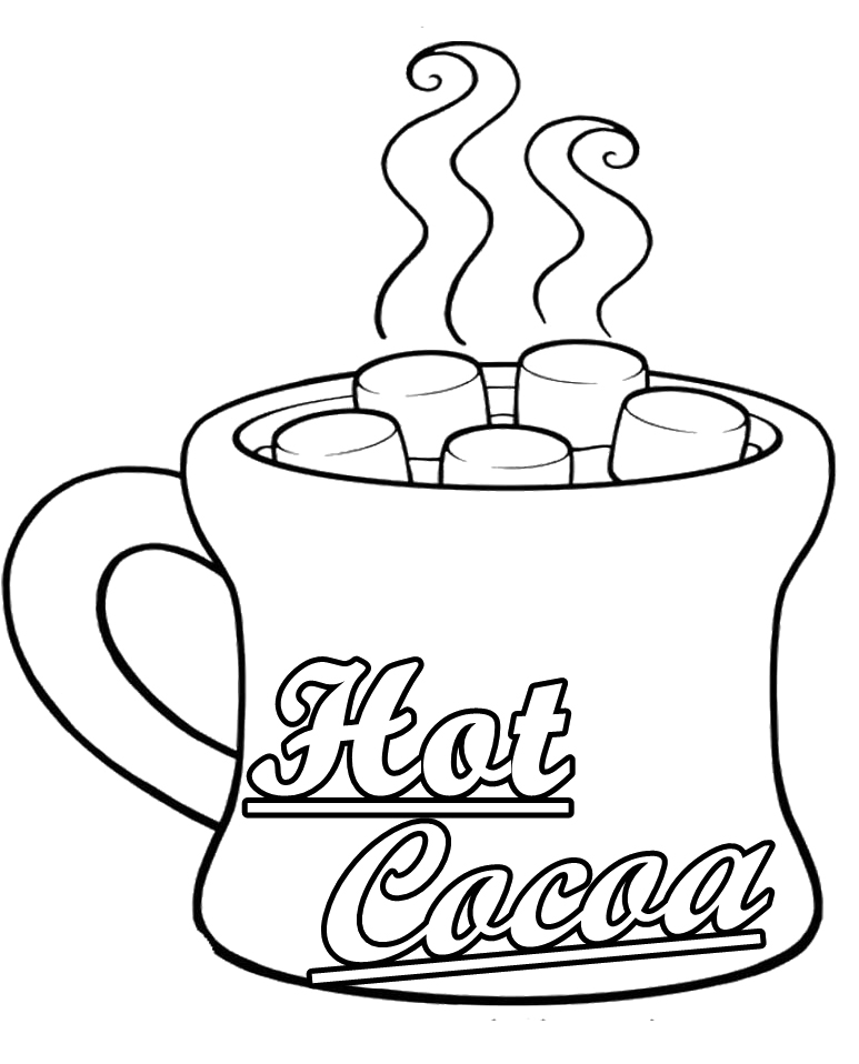 cocoa drawings Colouring Pages (page 3)