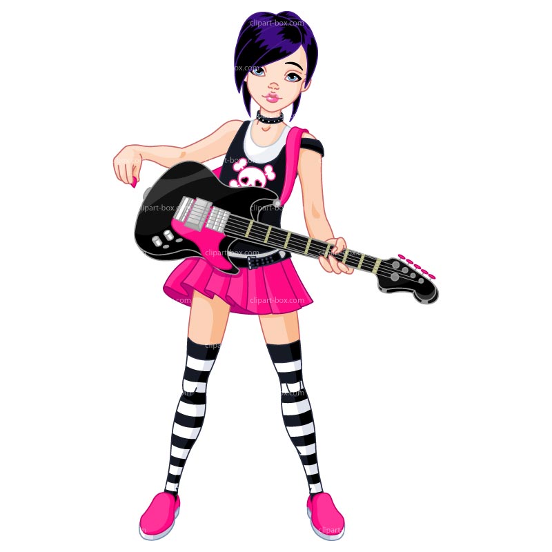 Girl Playing Guitar Clipart | Clipart Panda - Free Clipart Images