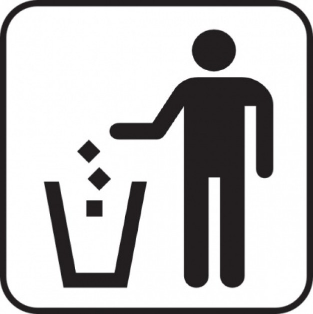Trash Litter Box clip art Vector | Free Download