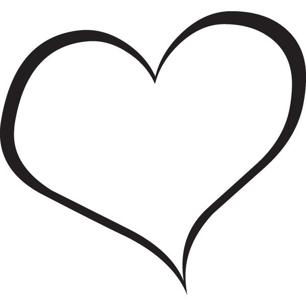 Double Heart Clipart Black And White | Clipart Panda - Free ...