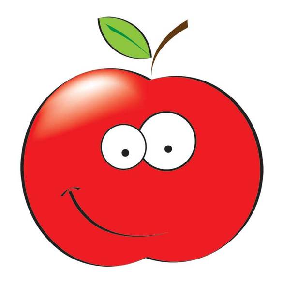 Cartoon Apples With Faces - Cliparts.co