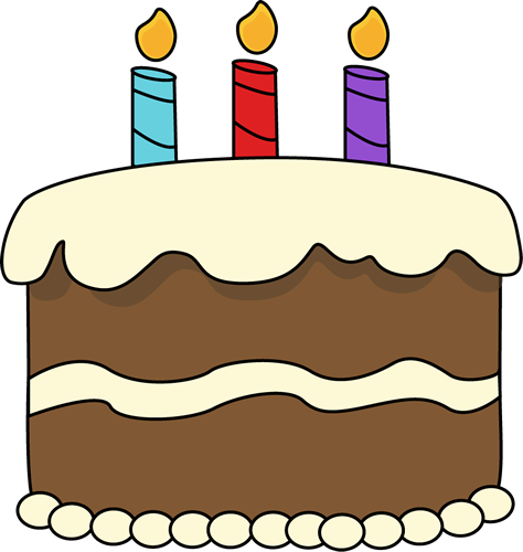 Chocolate Birthday Cake Clip Art - Chocolate Birthday Cake Image
