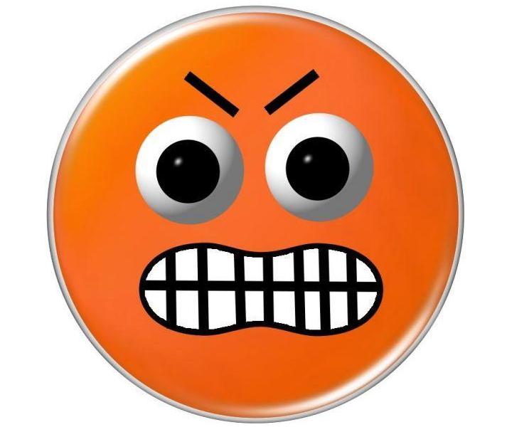 Angry Face Emoticon - ClipArt Best