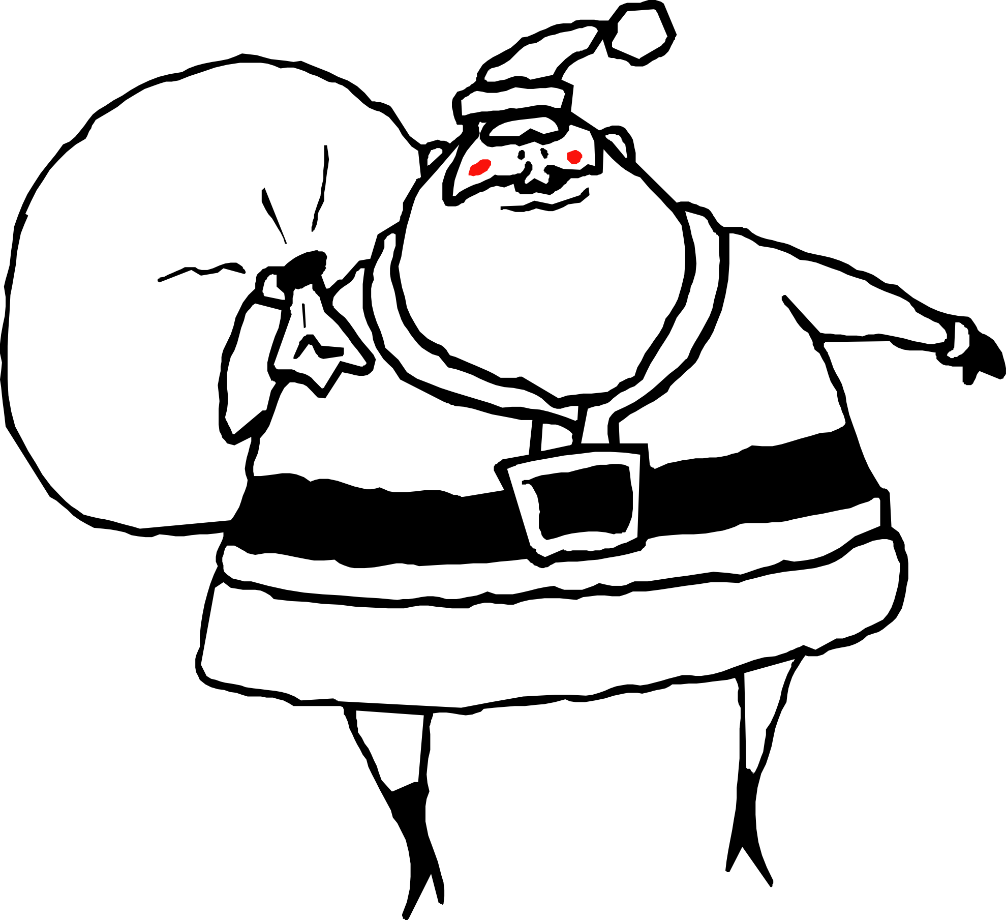 clipartist.net » Clip Art » artfavor santa claus 6 scalable vector ...