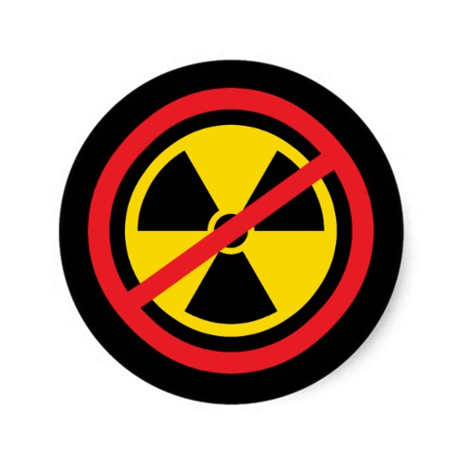 Nuclear Radiation Symbol Stickers, Nuclear Radiation Symbol ...