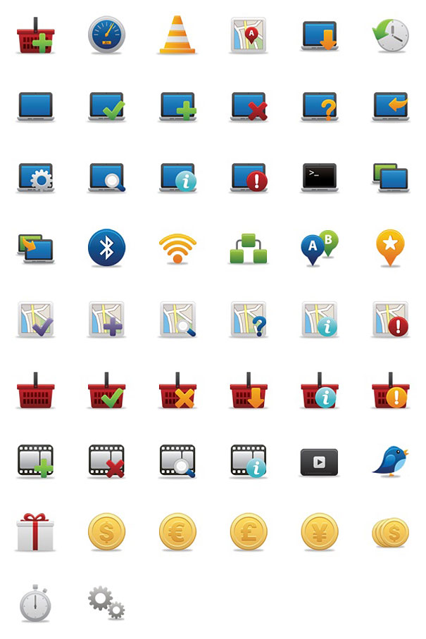 20 Free E-Commerce Icon Sets for Your Shopping Site | DeMilked