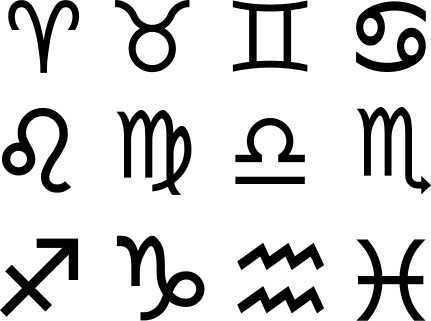 Pictures Of Zodiac Symbols - Cliparts.co