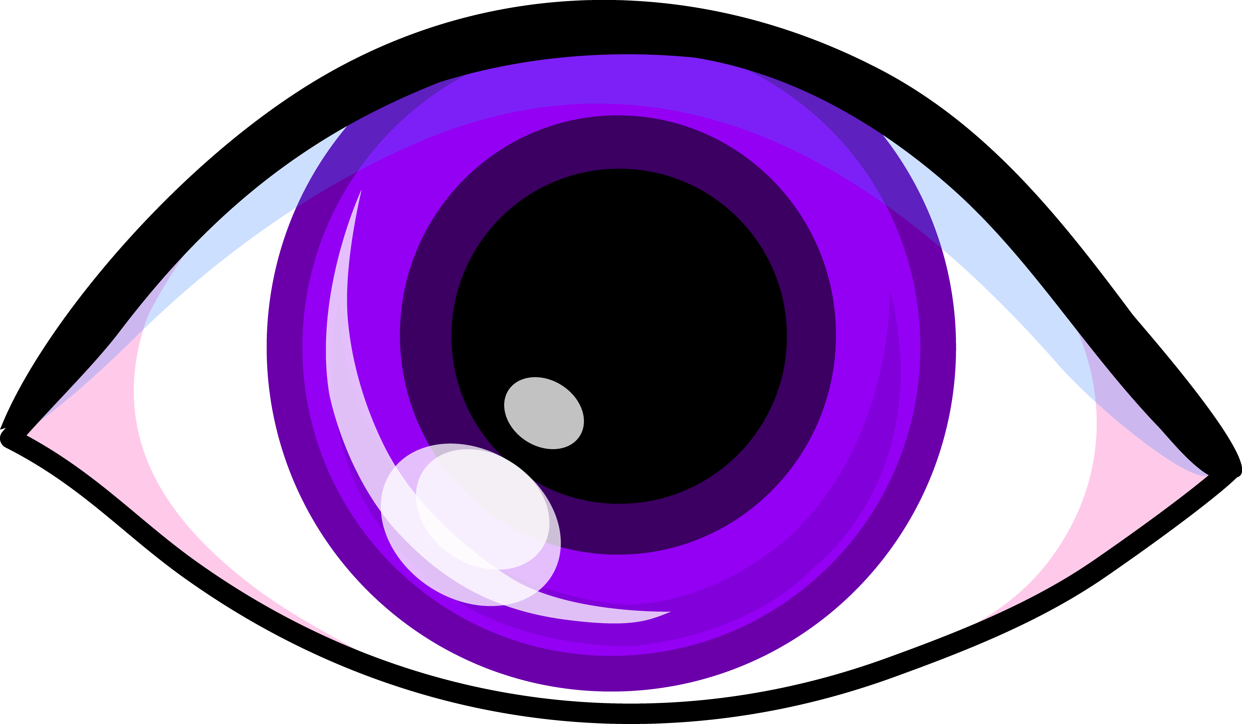 Violet Eye Design - Free Clip Art