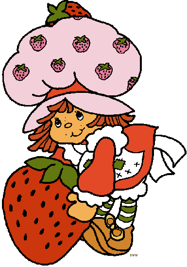 Original Strawberry Shortcake Clipart - Character Images -