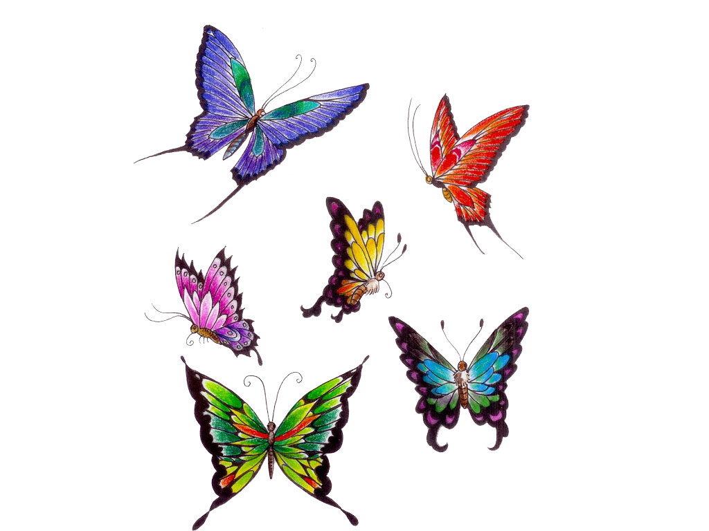 Pix For > Printable Butterfly Tattoo Stencils