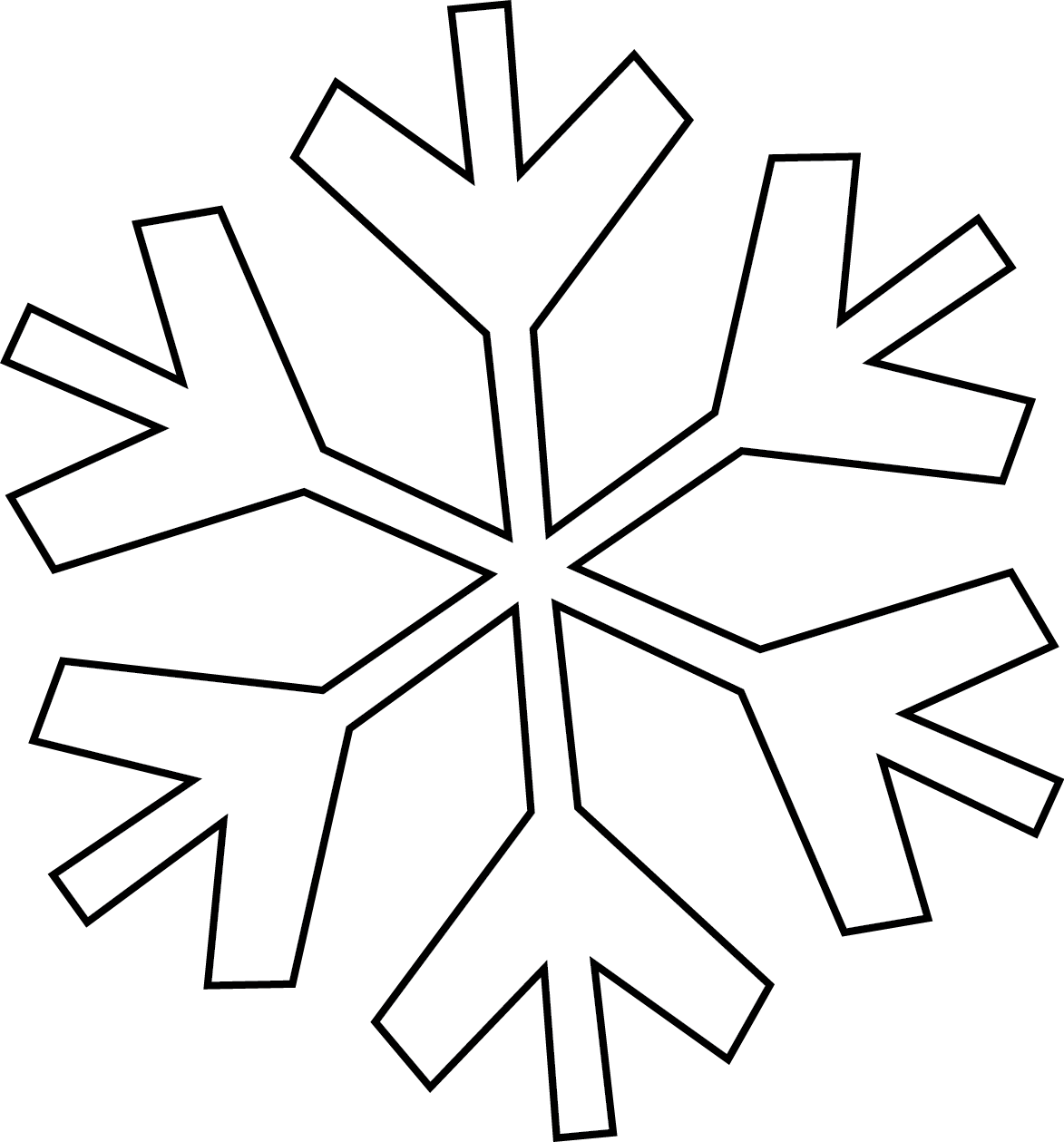Snowflake Digital Stamp - ClipArt Best - ClipArt Best
