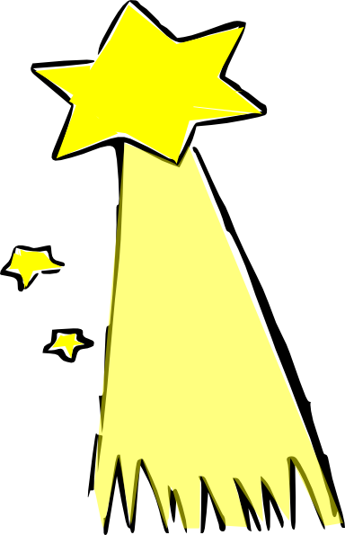 Yellow Shooting Stars Clipart | Clipart Panda - Free Clipart Images