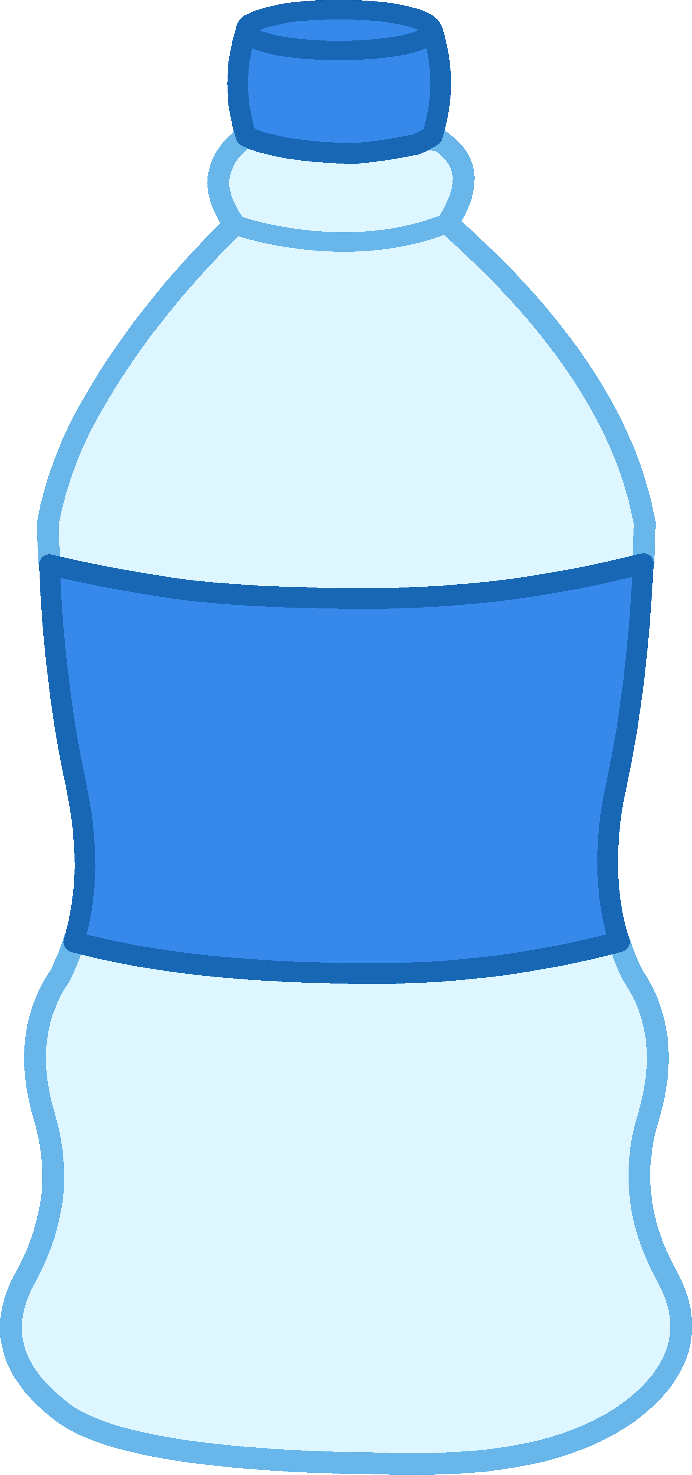 Bottled Water Clipart Design - Free Clip Art