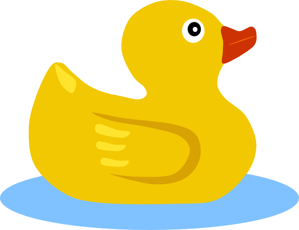 Rubber Ducky clip art - vector clip art online, royalty free ...