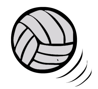 Free Volleyball Clipart Black And White | Clipart Panda - Free ...