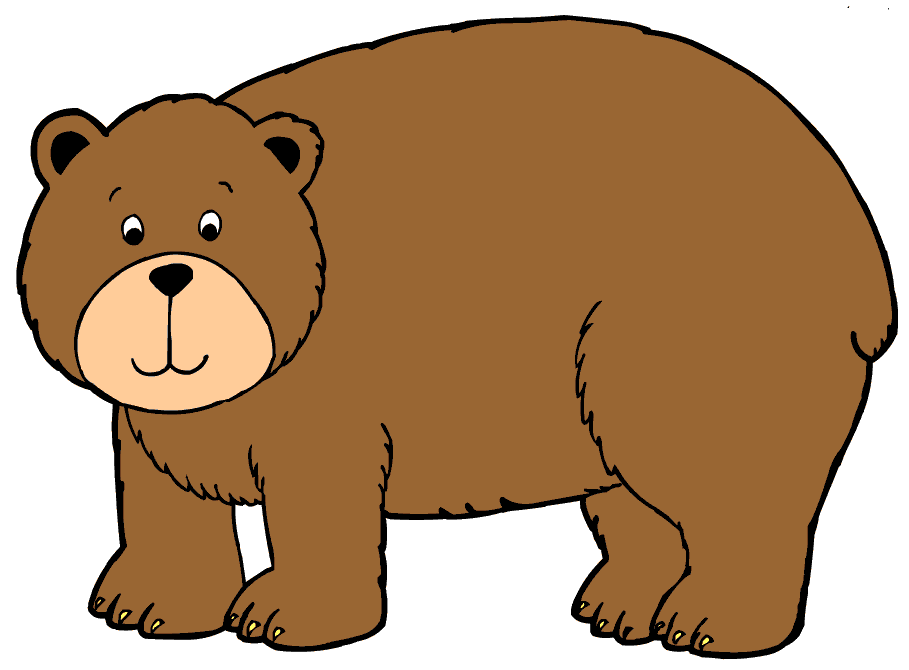 Cute Brown Bear Clipart