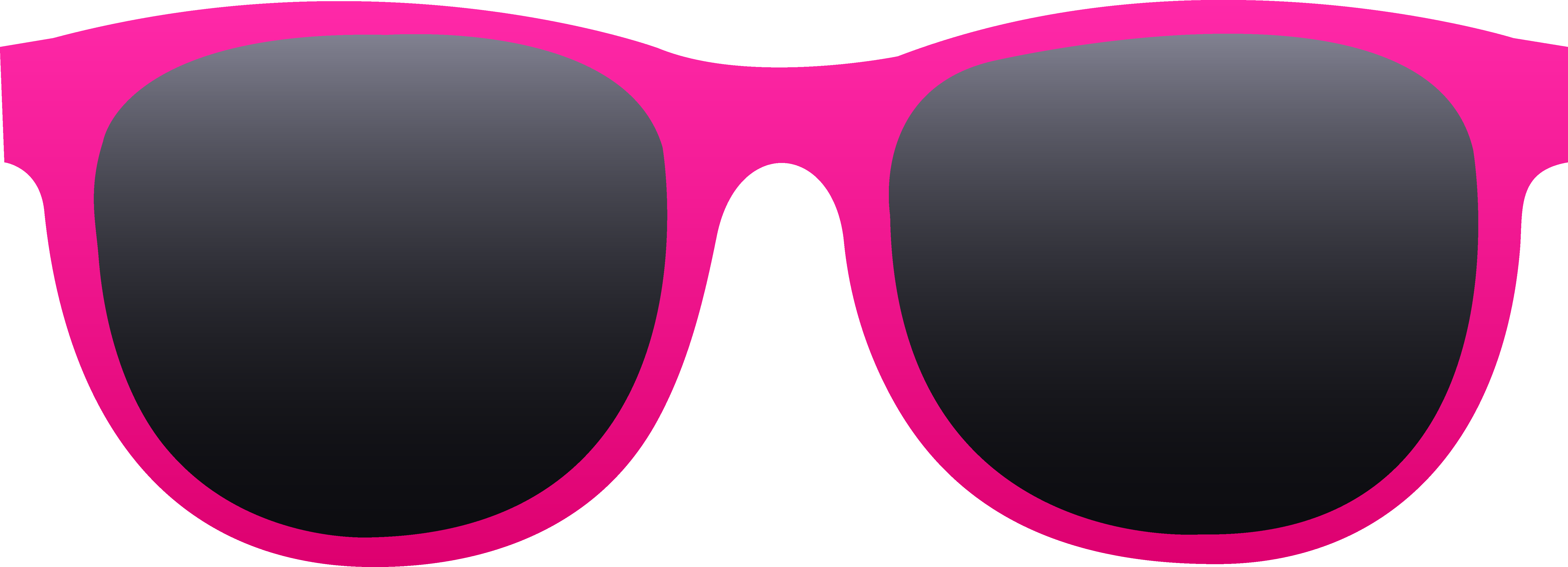 Bright Pink Sunglasses - Free Clip Art