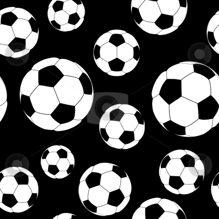 Seamless soccer ball stock vector