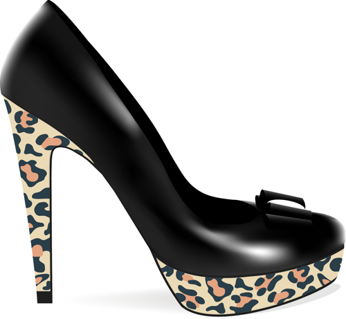 Set of Women's High-heeled shoes vector 04 - Vector Life free download