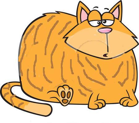 Pix For > Skinny Cartoon Cat