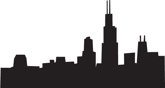 Pin Chicago Skyline Silhouette Christmas Clip Art Pictures on ...
