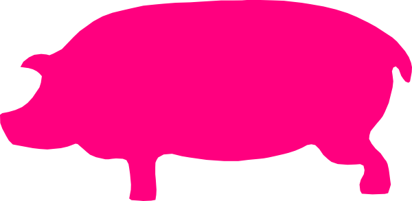 Pig Pink clip art - vector clip art online, royalty free & public ...