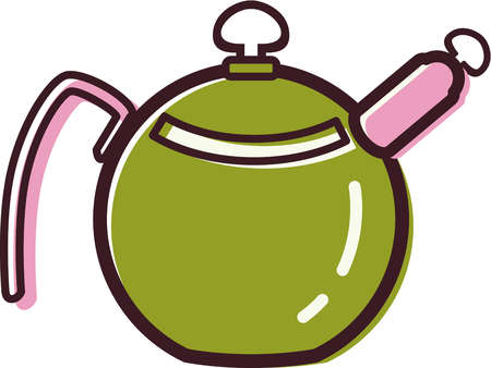 Stock Illustration - Illustration of a kettle