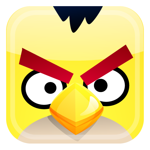 Yellow Angry Bird Tile Icon, PNG ClipArt Image | IconBug.com