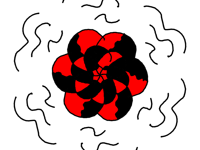 Red and Black Flower Design by Scruff456 on deviantART