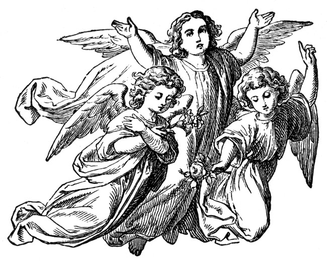 free christian clipart angels - photo #18