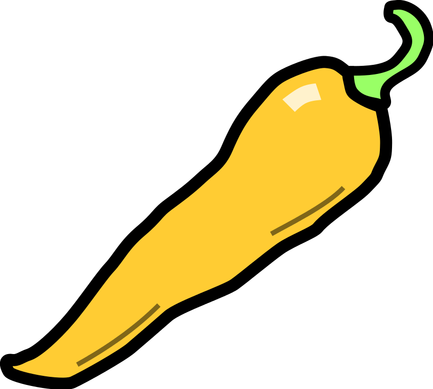 yellow pepper clipart - photo #17