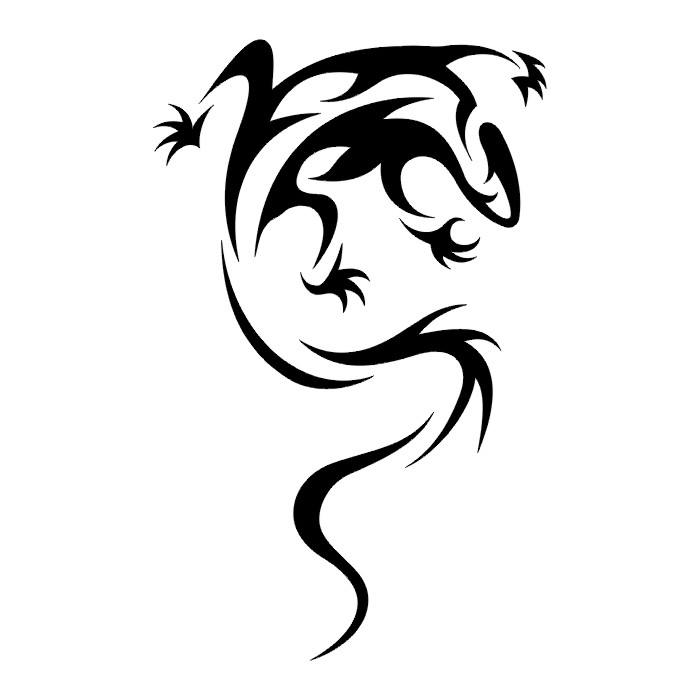 TATTOOS: Lizard Tattoo Stencils