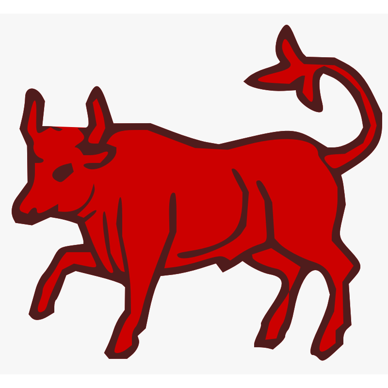 Clipart - red bull