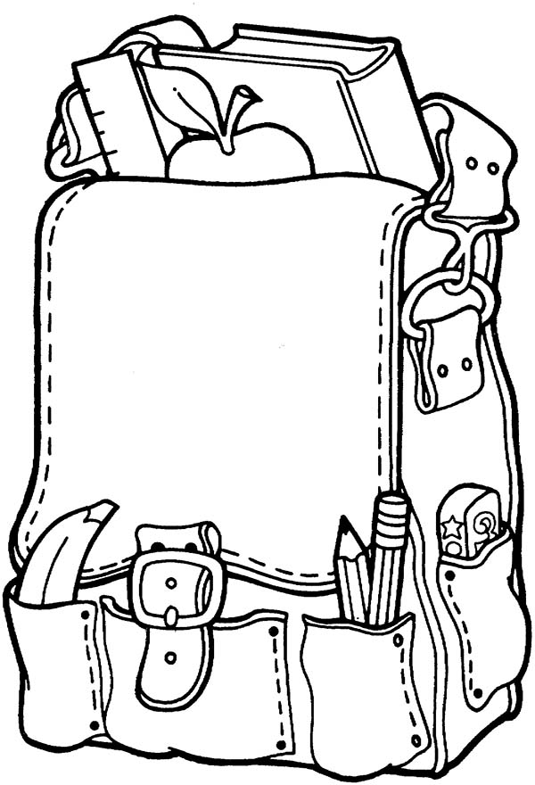 Back To School Coloring Pages For Preschool | Clipart Panda - Free ...