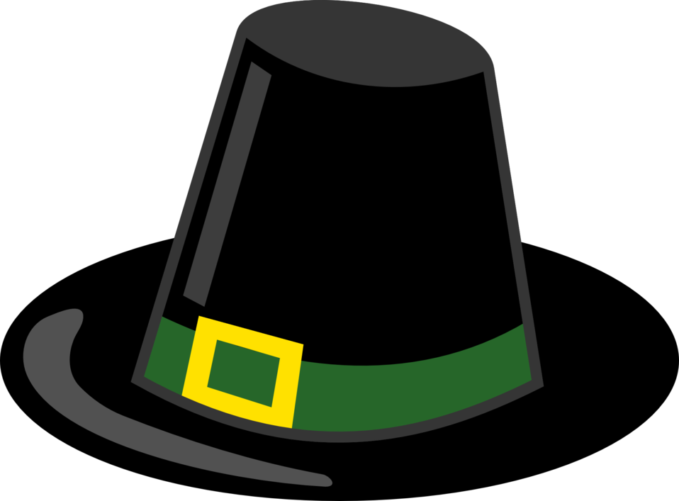 Public Domain Clip Art Image | Pilgrim hat | ID: 13526900413855 ...