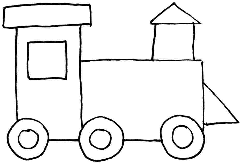 Printable Transportation Train Colouring Pages - #