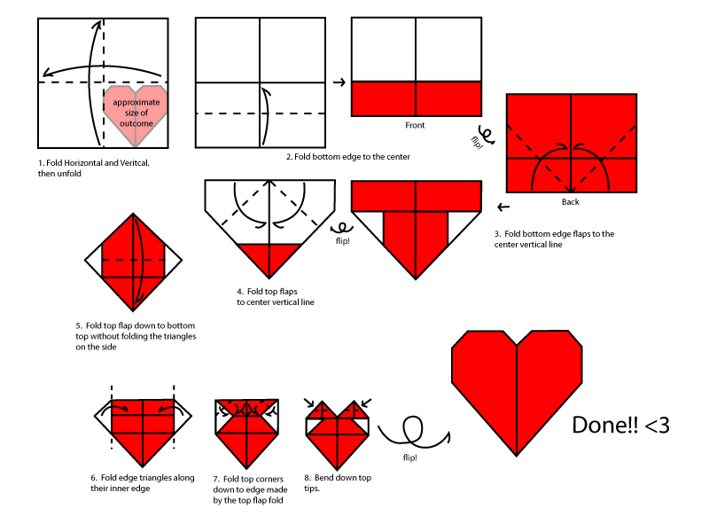Origami Heart by ~MastaAzumarek :: Heart Images :: Cuorhome.net