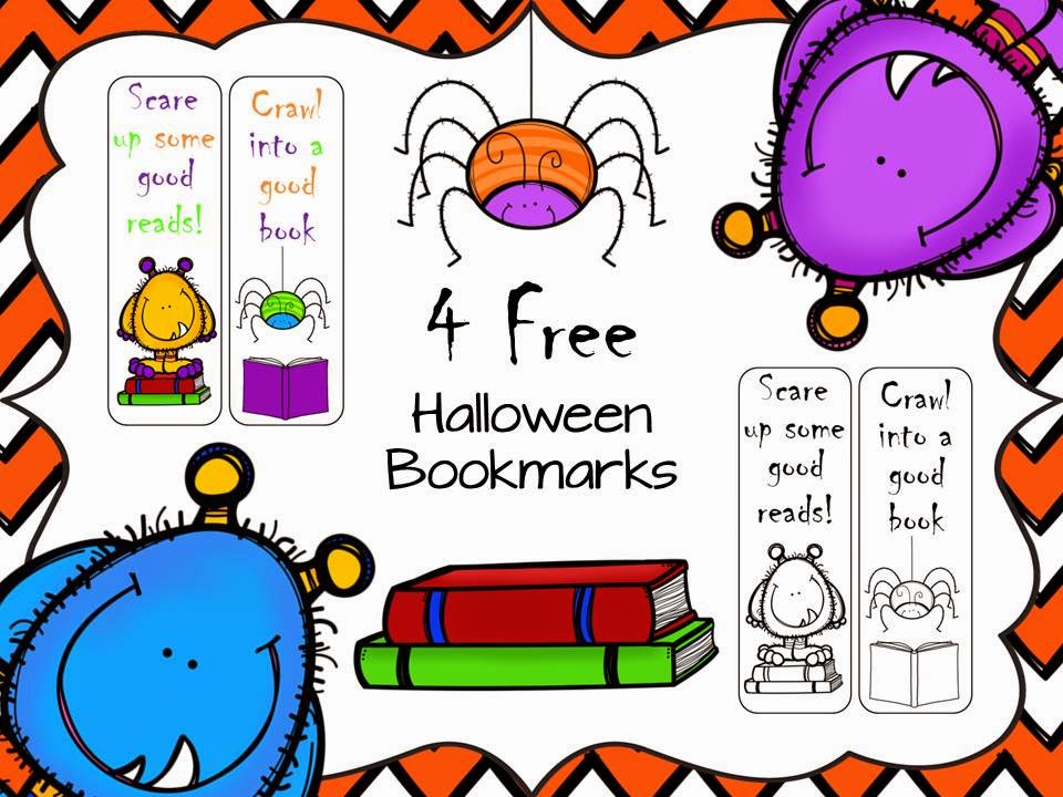 Classroom Freebies: Halloween Bookmarks