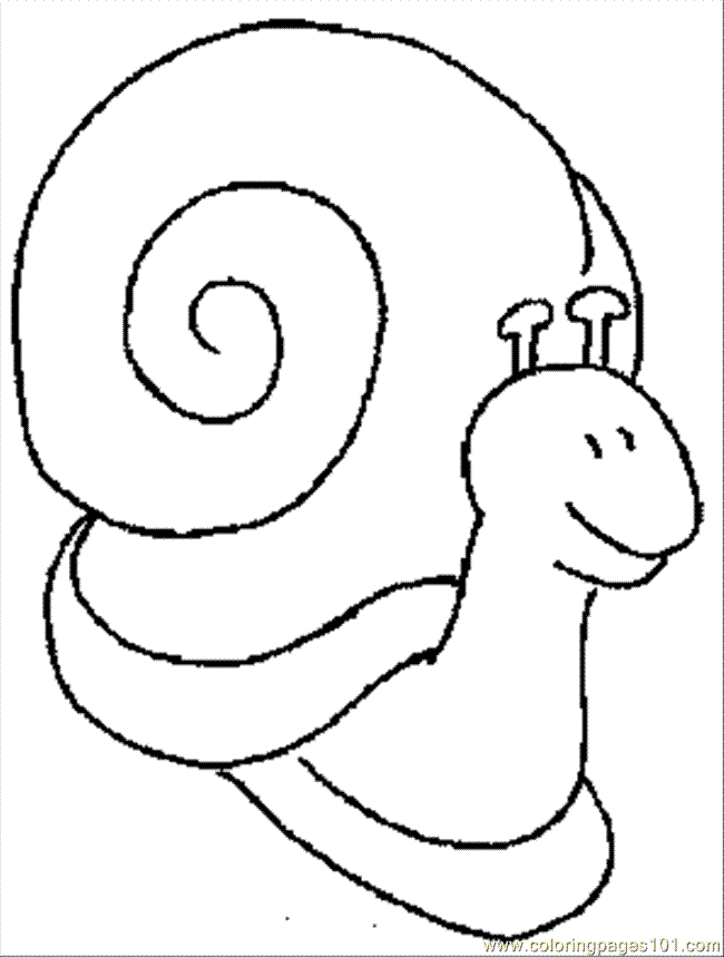 Snail Coloring Pages Animal Pictures For Kids