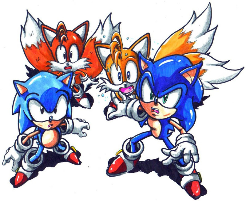 Recorded Land Shark Attacks: Some awesome Sonic the Hedgehog art.