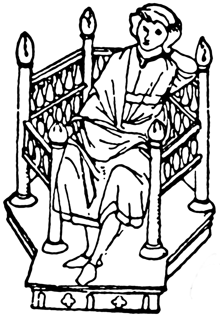 Medieval Polygon Arm-Chair | ClipArt ETC