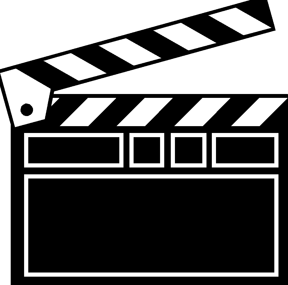 Hollywood Clapper Board Clipart