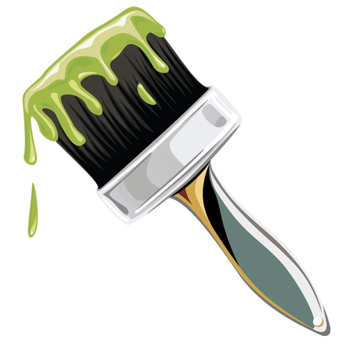 Paint Brush Vector | DragonArtz Designs