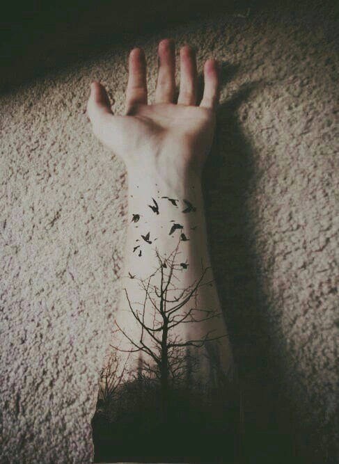 black tree tattoo | Tumblr