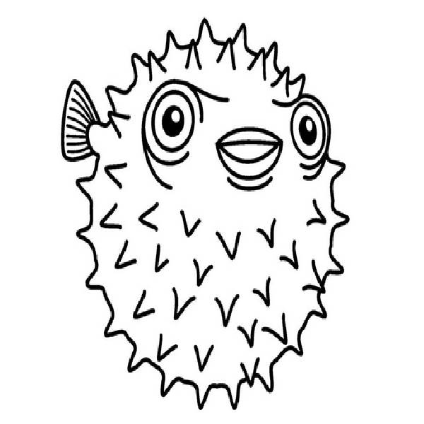 porcupinefish Colouring Pages