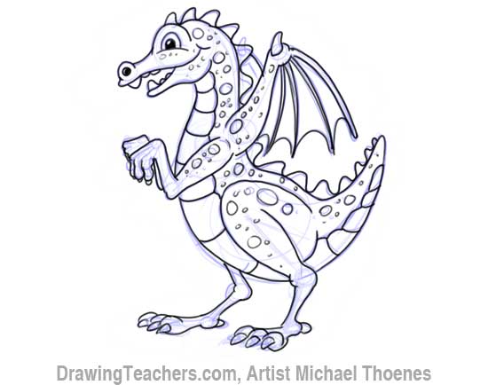How to Draw a Dragon for Kids