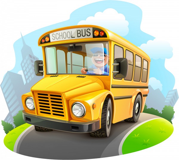 Cartoon School Bus Vector Illustrator | TopVectors.com